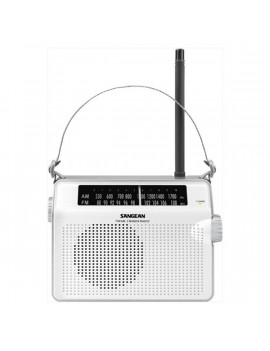 Sangean PR-D6W hordozható AM/FM fehér táskarádió