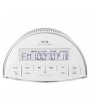 Sangean RCR-9W AM / FM-RDS sztereó digitális szintézeres fehér ébresztős rádió