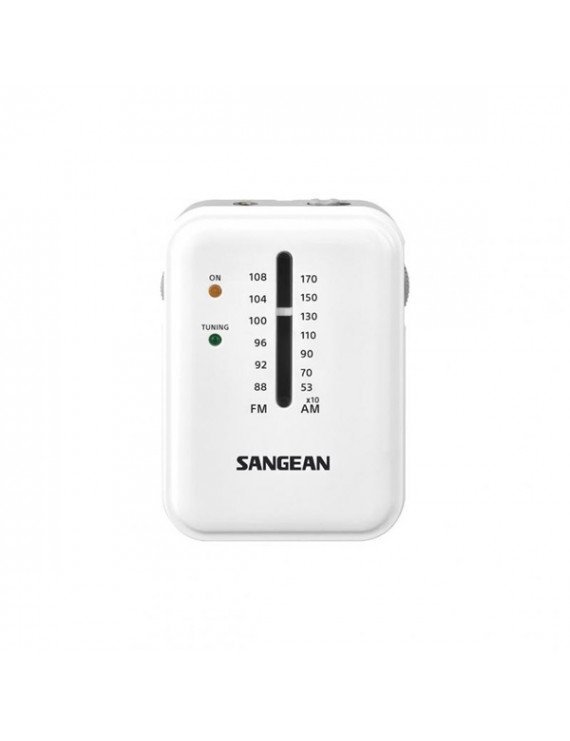Sangean SR-32 W FM/AM hordozható fehér zsebrádió