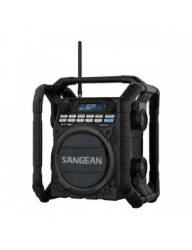 Sangean U-4 DBT DAB, FM-RDS, Bluetooth, Aux-in, strapabíró fekete digitális rádió