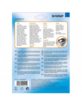 Scanpart 1190000206 AEG/Electrolux/Philips porszívó HEPA filter