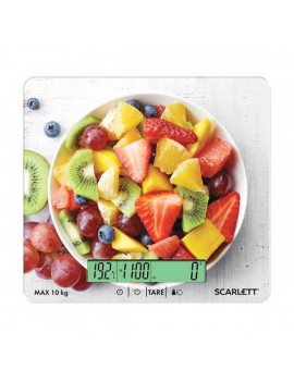 Scarlett SCKS57P48 digitális gyümölcssaláta mintás konyhai mérleg