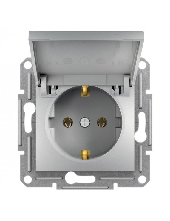 Schneider EPH3100161 ASFORA csapfedeles/csavaros/alumínium 2P+F csatlakozóaljzat