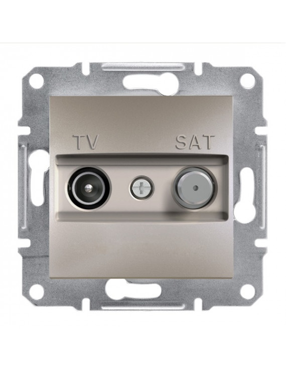 Schneider EPH3400269 ASFORA átmenő/4 dB/bronz TV/SAT aljzat