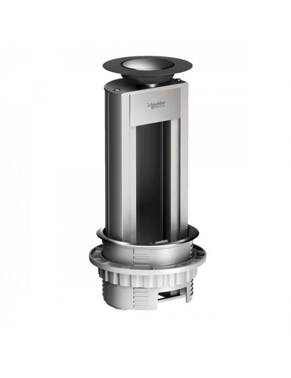Schneider ISM20401 OPTILINE 45 8 modulos/eloxált alumínium/szerelvények nélküli mini Pop-up doboz