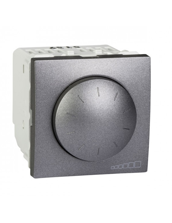 Schneider MGU3.510.12 Unica rög.keret nélkül/2 modulos/400VA/1-10V/grafit fényerőszabályzó