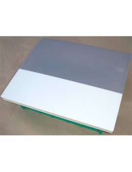 Schneider MIP22112T MINI PRAGMA 1x12 modul/PEN sín/tejüveg/átlátszó ajtó/fehér komplett süllyesztett kiselosztó