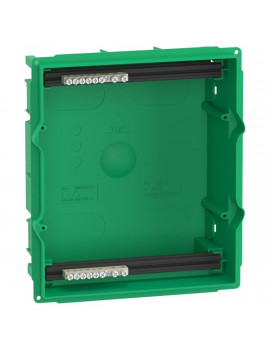 Schneider MIP82108 MINI PRAGMA 1x8 modul/ PEN sín/süllyesztett kiselosztó hátlap