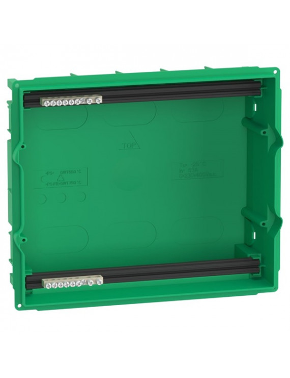Schneider MIP82112 MINI PRAGMA 1x12 modul/ PEN sín/süllyesztett kiselosztó hátlap