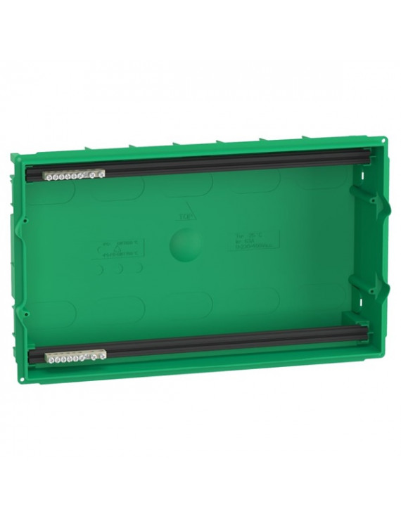 Schneider MIP82118 MINI PRAGMA 1x18 modul/ PEN sín/süllyesztett kiselosztó hátlap