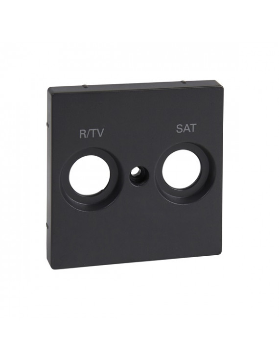 Schneider MTN299214 MERTEN System-M 2 kimenettel antracit TV/R-SAT fedlap
