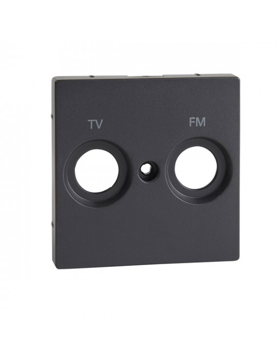 Schneider MTN299514 MERTEN System-M 2 kimenettel/antracit TV-R fedlap