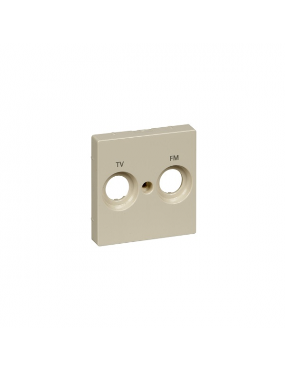 Schneider MTN299944 MERTEN System-M 2 kimenettel/krém TV-R fedlap