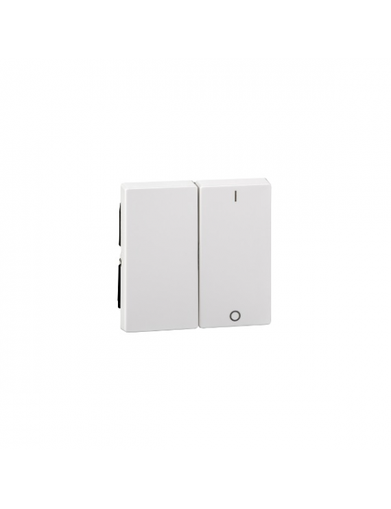 Schneider MTN312725 MERTEN System-M I/O/aktív fehér antibakteriális dupla billentyű