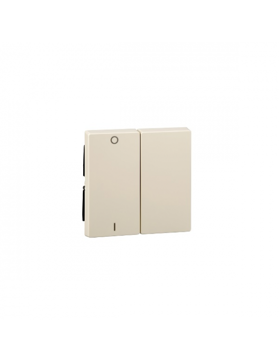Schneider MTN312744 MERTEN System-M I/O/krém dupla billentyű