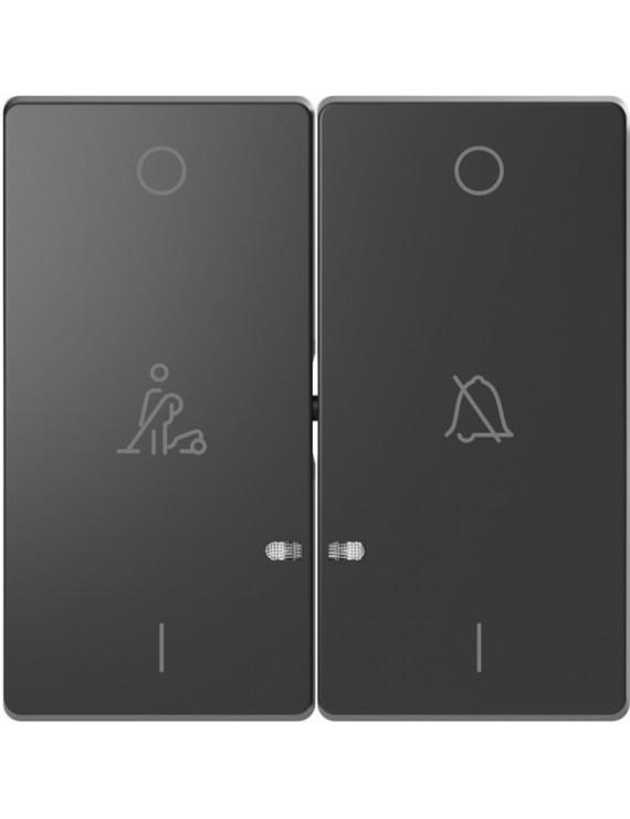 Schneider MTN3429-6034 MERTEN D-Life szállodai funkciókhoz/antracit dupla billentyű
