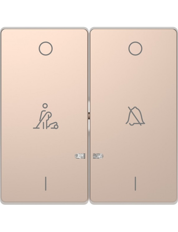 Schneider MTN3429-6051 MERTEN D-Life szállodai funkciókhoz/pezsgő dupla billentyű