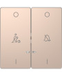 Schneider MTN3429-6051 MERTEN D-Life szállodai funkciókhoz/pezsgő dupla billentyű