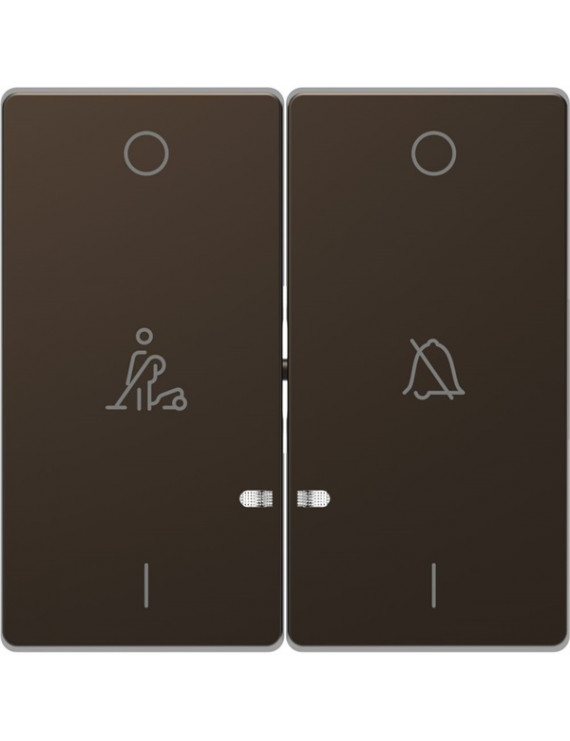 Schneider MTN3429-6052 MERTEN D-Life szállodai funkciókhoz/mokka dupla billentyű