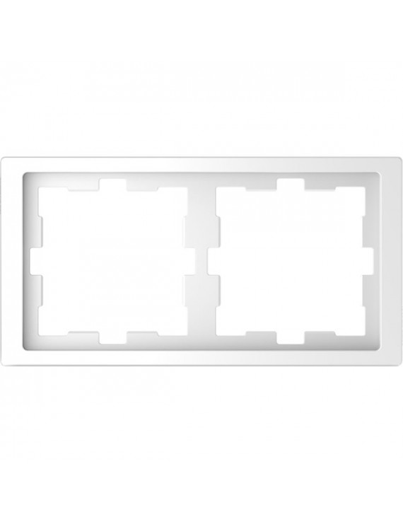 Schneider MTN4020-6535 MERTEN D-Life lótuszfehér kettes keret