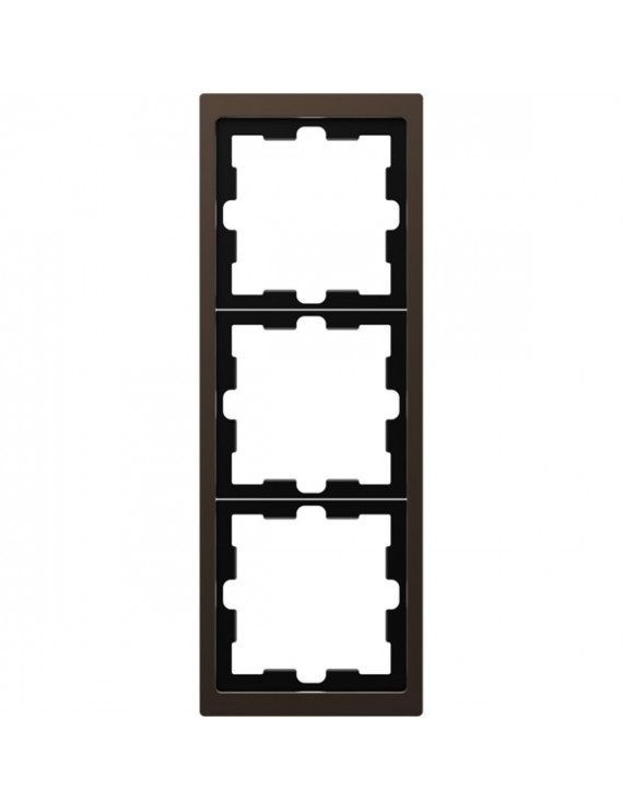 Schneider MTN4030-6552 MERTEN D-Life mokka hármas keret