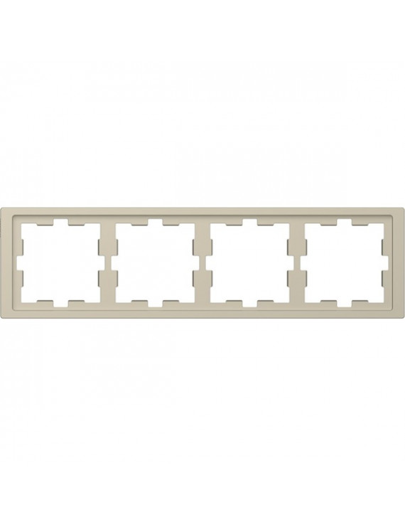 Schneider MTN4040-6533 MERTEN D-Life szahara négyes keret
