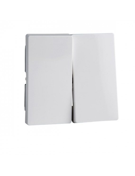 Schneider MTN432525 MERTEN System-M aktív fehér antibakteriális dupla billentyű
