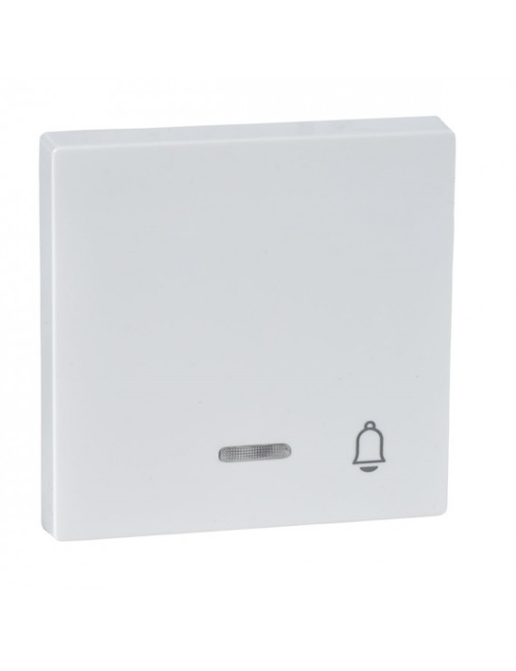 Schneider MTN435819 MERTEN System-M csengőjellel/jelzőfényes funkciókhoz/polárfehér billentyű