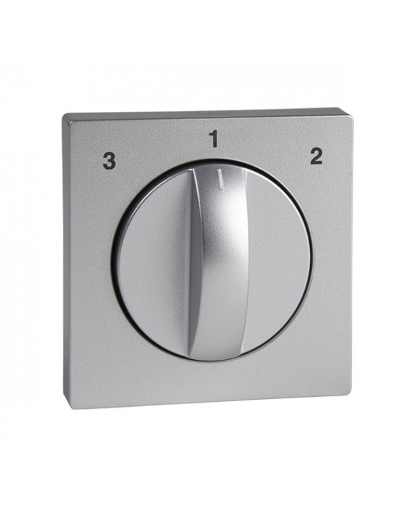 Schneider MTN437160 MERTEN System-M forgatógombos ventilátor kapcsolóhoz/alumínium fedlap