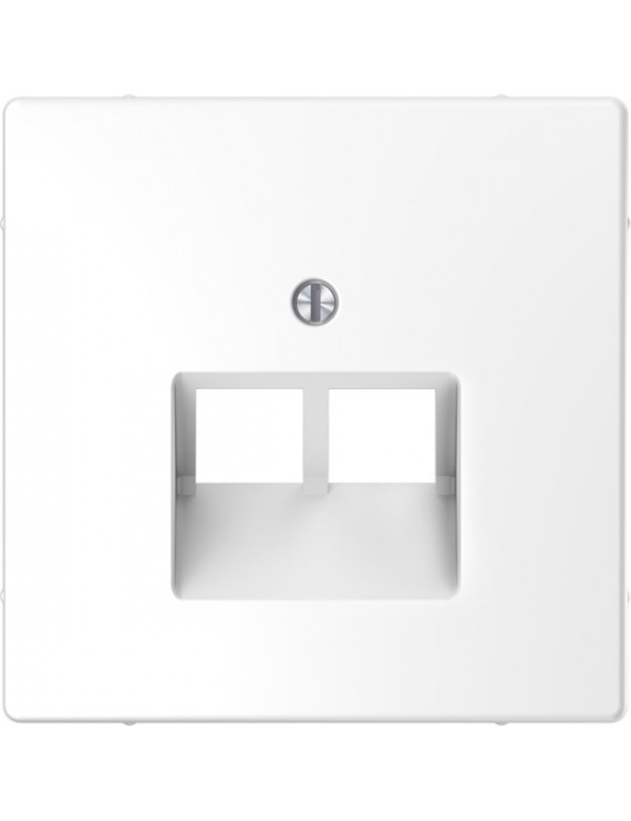 Schneider MTN4522-6035 MERTEN D-Life 2xRJ45 aljzathoz lótuszfehér fedlap