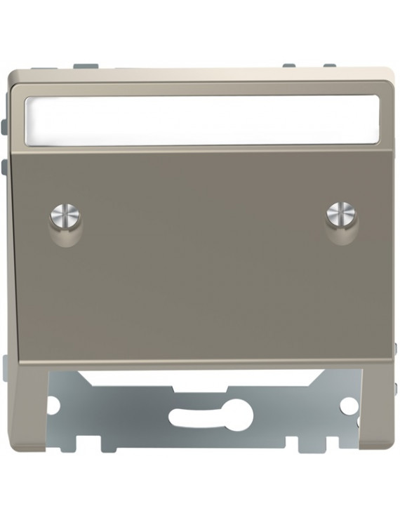 Schneider MTN4540-6050 MERTEN D-Life nikkel kommunikációs fedlap