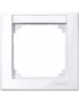 Schneider MTN470125 MERTEN M-Smart feliratozható aktív fehér egyes keret