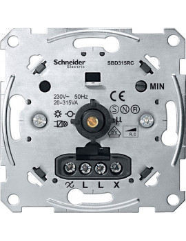 Schneider MTN5136-0000 MERTEN kapacitív terhelésekhez/20-315 W forgatógombos fényerőszabályzó