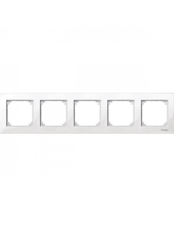Schneider MTN515519 MERTEN M-Plan polárfehér ötös keret