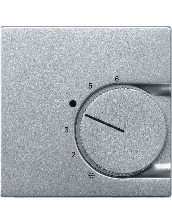 Schneider MTN536260 MERTEN System-M váltóérintkezős termosztáthoz/alumínium fedlap