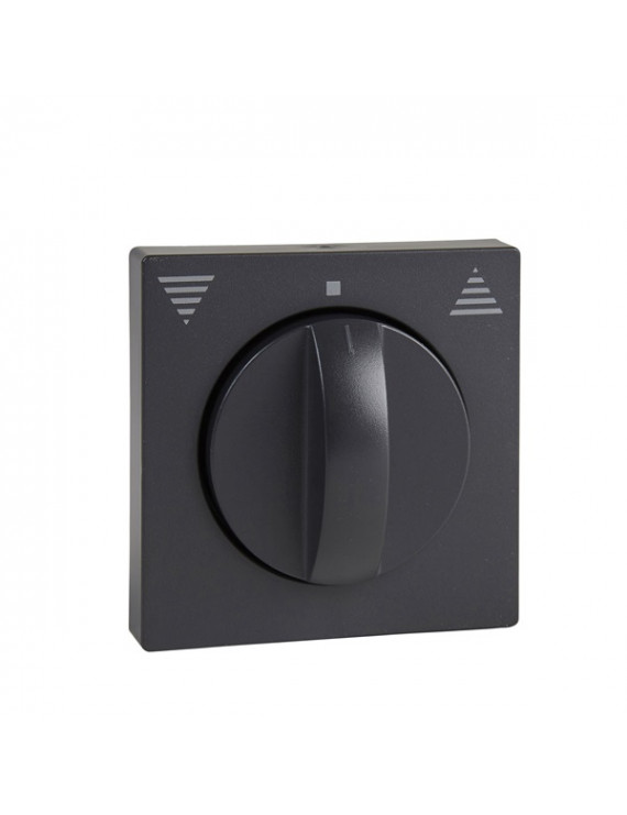 Schneider MTN569814 MERTEN System-M forgatógombos redőnynyomóhoz/antracit fedlap