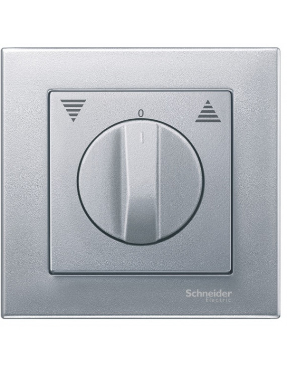 Schneider MTN569860 MERTEN System-M forgatógombos redőnynyomóhoz/alumínium fedlap