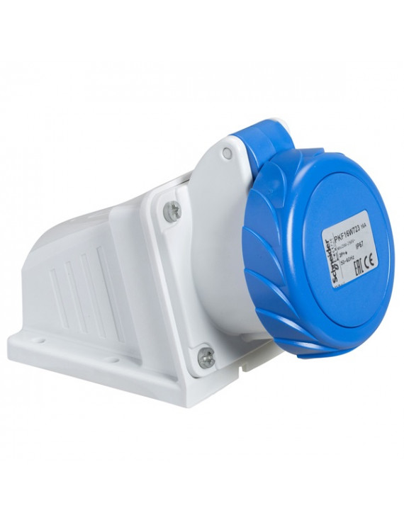 Schneider PKF16W723 PRATIKA 2P+F/6h/16A/250V/IP67/csavaros/falra szerelhető aljzat