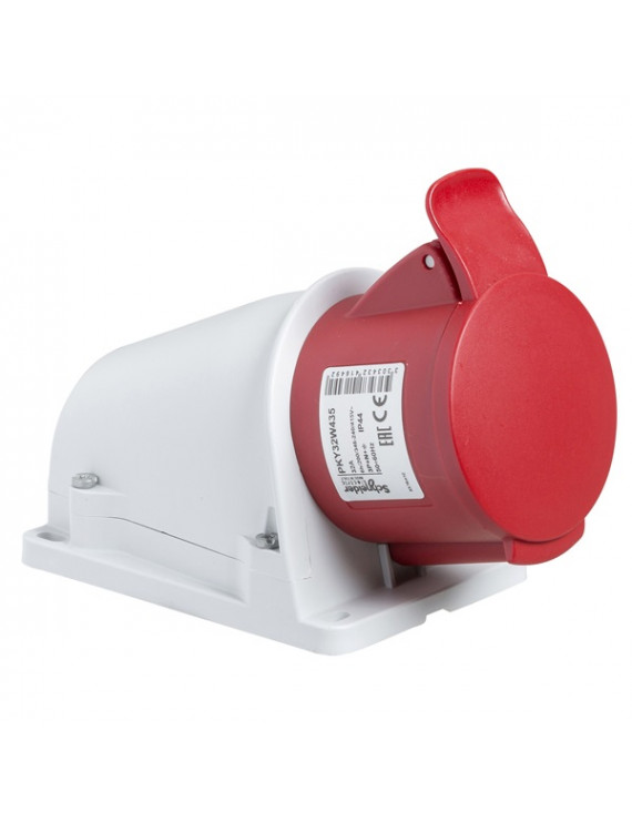 Schneider PKY16W435 PRATIKA 3P+N+F/6h/16A/415V/IP44/gyorscsatlakozás/falra szerelhető aljzat