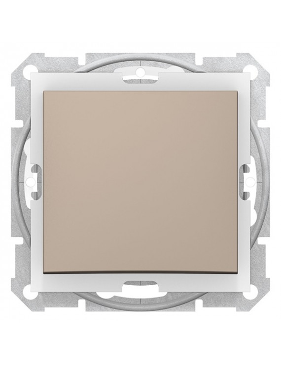 Schneider SDN0100368 SEDNArugós bekötés/10AX/IP44 titánium egypólusú kapcsoló