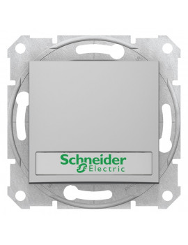 Schneider SDN1600360 SEDNA kék jelzőfénnyel/rugós bekötés/cimketartóval/10A/alumínium egypólusú nyomó