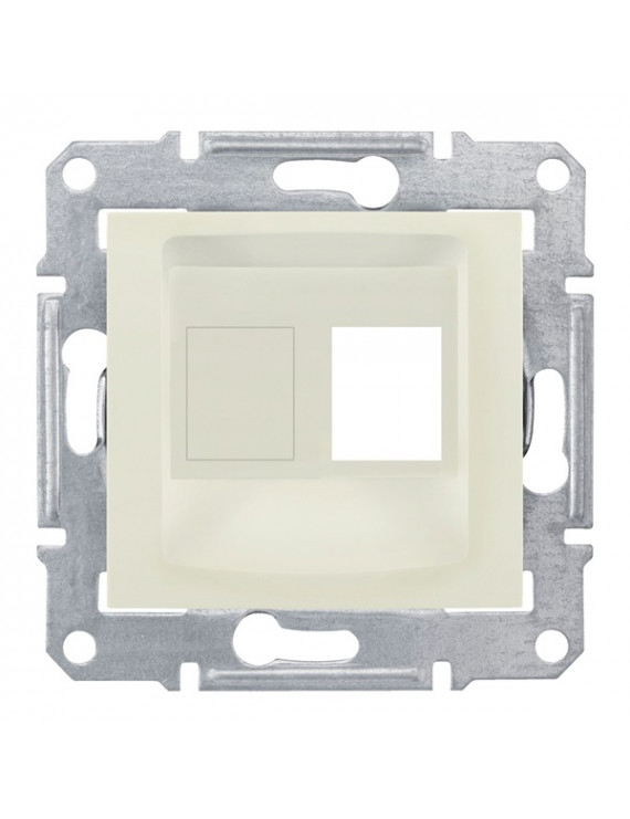 Schneider SDN4300647 SEDNA AMP- MOLEX- KELINE betétekhez bézs 1xRJ45 adapter