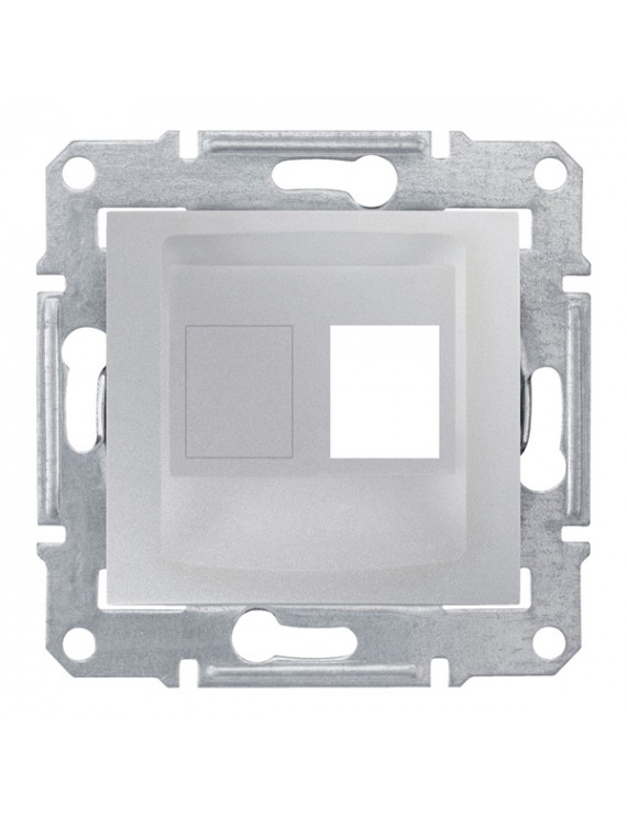 Schneider SDN4300660 SEDNA AMP- MOLEX- KELINE betétekhez alumínium 1xRJ45 adapter