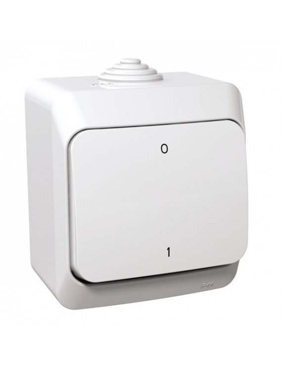 Schneider WDE000520 CEDAR PLUS IP44/fehér kétpólusú kapcsoló