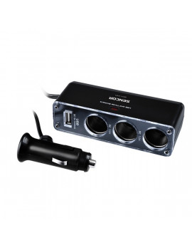 Sencor SCH 440 USB töltő és szivargyújtó elosztó