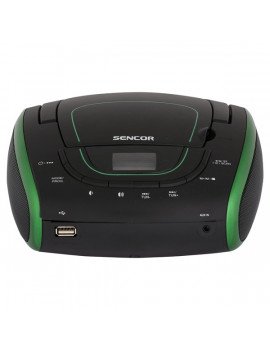 Sencor SPT 1600 BGN CD/USB/Mp3 fekete-zöld Boombox