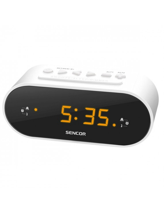 Sencor SRC 1100 W fehér rádiós ébresztőóra