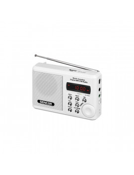 Sencor SRD 215 W fehér MP3 lejátszó  és kisrádió