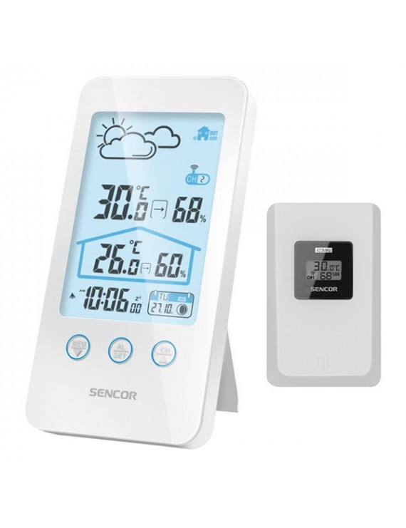 Sencor SWS 3000 W fehér időjárás állomás