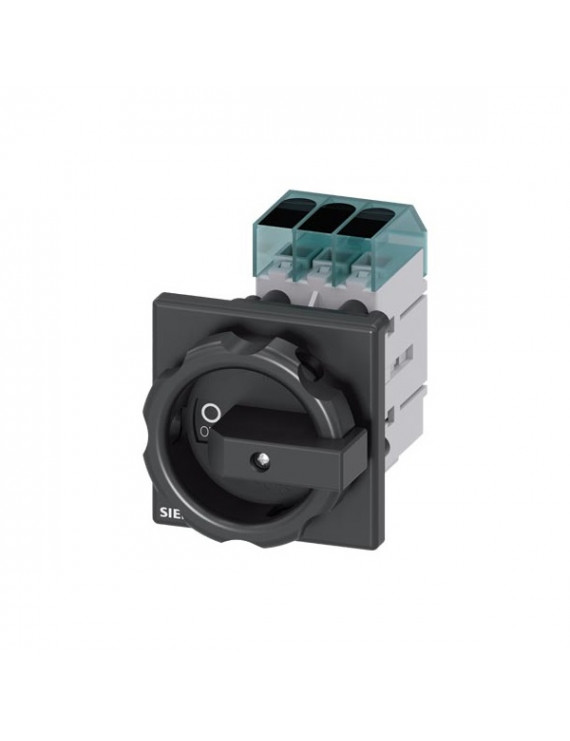 Siemens 3LD3454-0TK51 22kW panelre szerelhető fekete kar főkapcsoló
